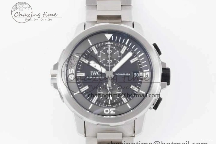 MIROTIME 0509 EasyCare Aquatimer Chrono SS V6SF 1:1 Best Edition Gray Dial on SS Bracelet A 7035